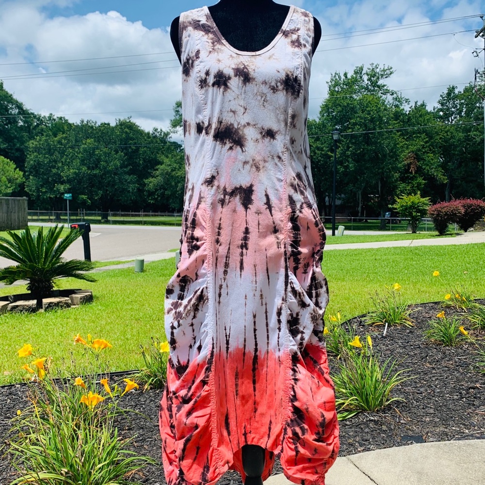 Lilly Mason Tye Dye Dress Sz XL